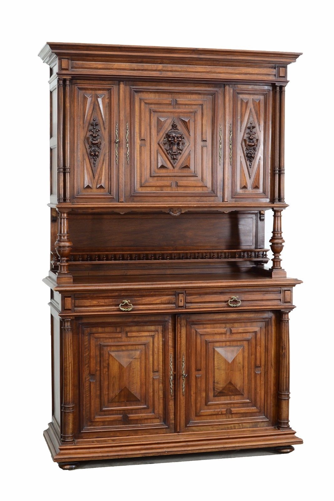 French Antique Walnut Buffet