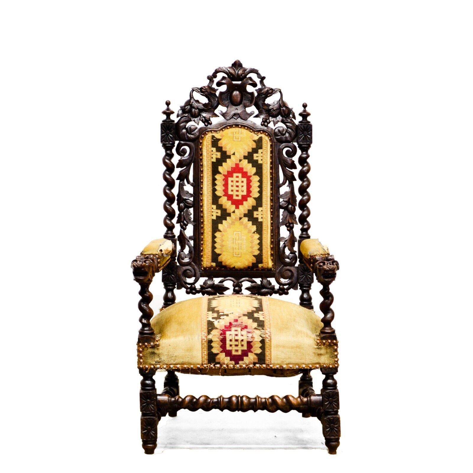 French Carved Arm Chair