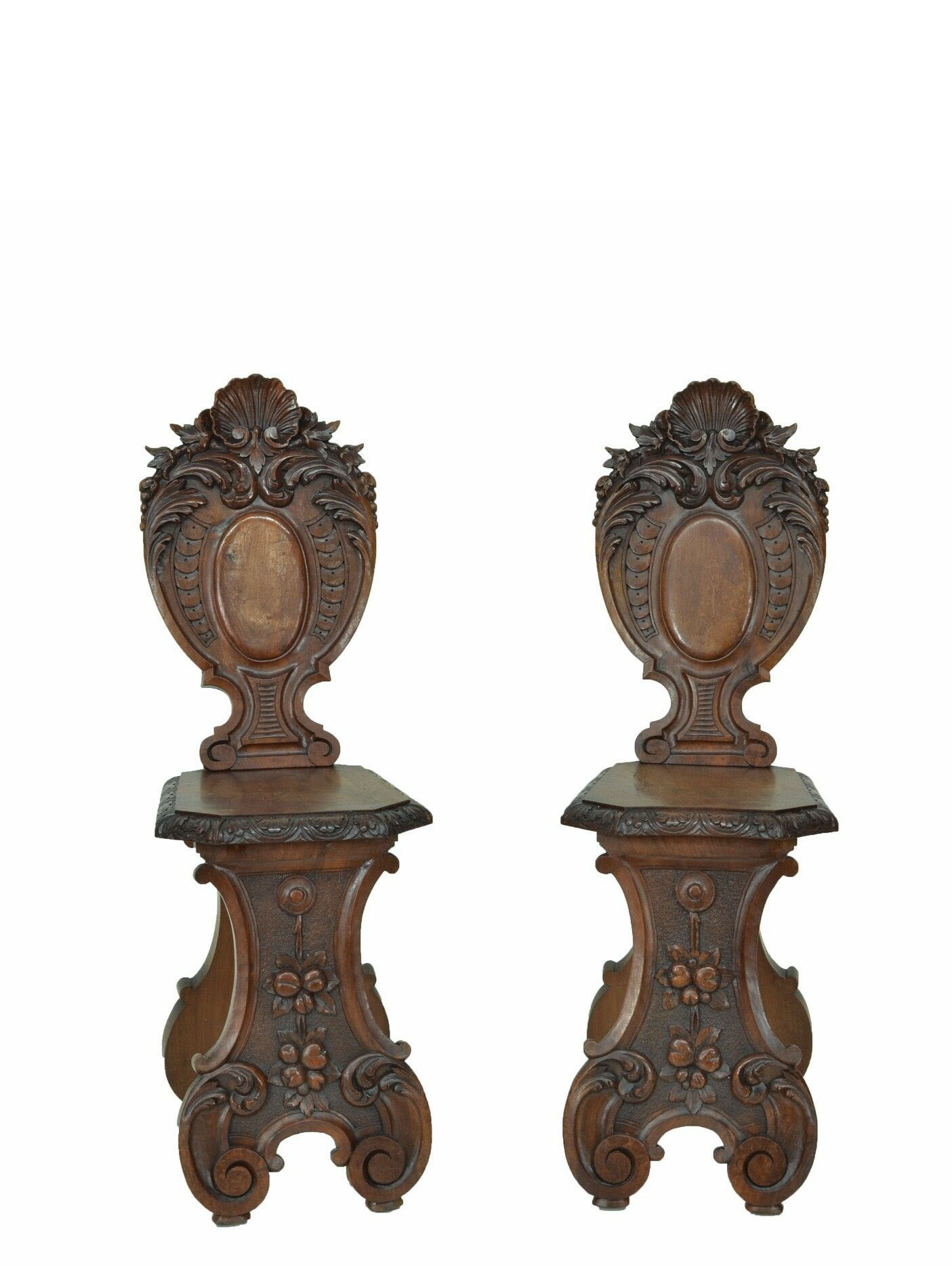 French Antique Carved Cabinet